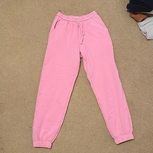 Cotton on pink cuffed sweatpants